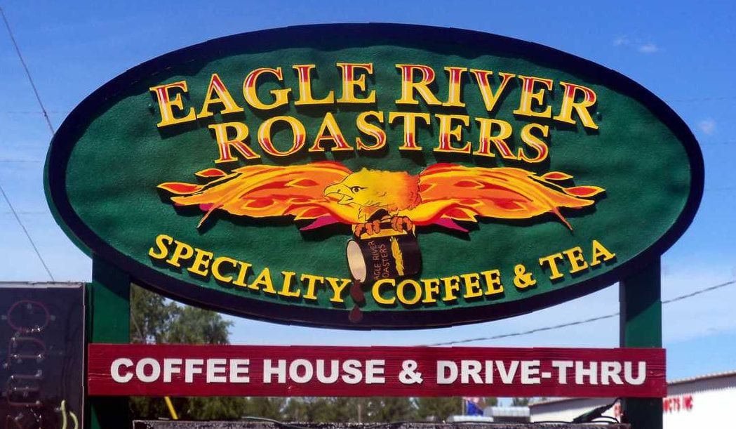 Eagle River Roaster Sign